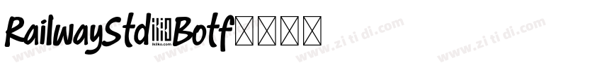RailwayStd Botf字体转换